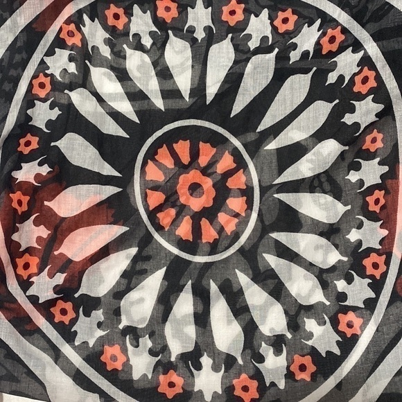 Zara Peach Orange Coral Black White Whimsical Bohemian Whimsigoth Cozy Warm Goth - Picture 12 of 16